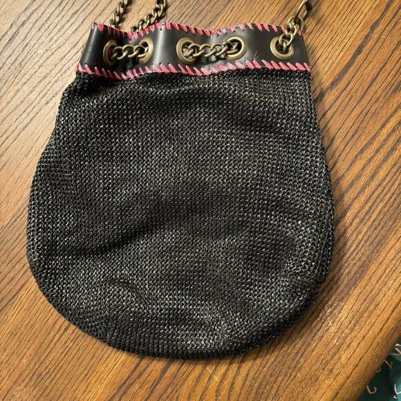 Vintage Y2K Tua Braccialini Collectors Shoulder Bag Vibrant Handbag Floral Pearl - Picture 4 of 16